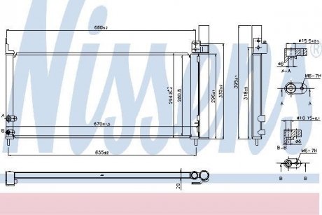 Радиатор кондиционера NISSENS 940361