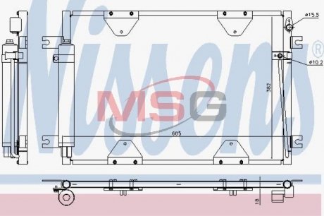 Радиатор кондиционера NISSENS 940505