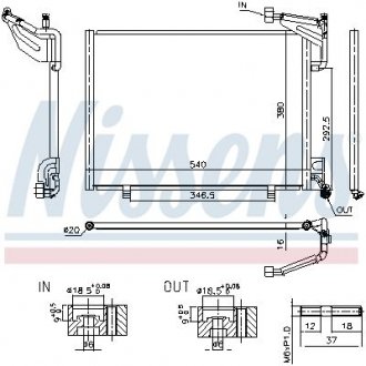 Радиатор кондиционера NISSENS 940523