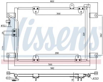 Радиатор кондиционера NISSENS 940578