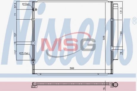 Skraplacz LAND CRUISER PRADO 84- NISSENS 940712