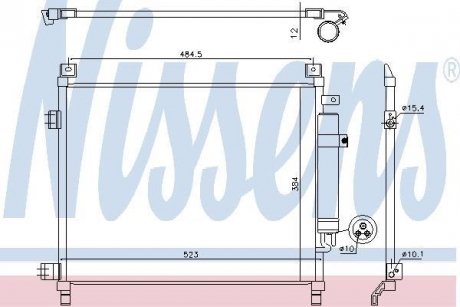 Радиатор кондиционера NISSENS 940788