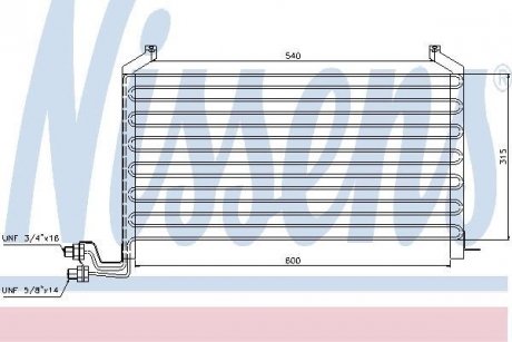 Радиатор кондиционера NISSENS 94088