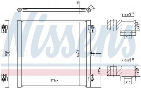 Радиатор кондиционера NISSENS 941079