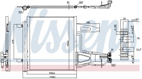 Конденсер NISSENS 941136