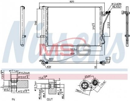 Skraplacz HYUNDAI i20 09- NISSENS 941144