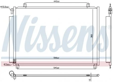 Радиатор кондиционера NISSENS 941171