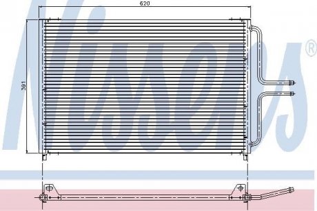 Радиатор кондиционера NISSENS 94322