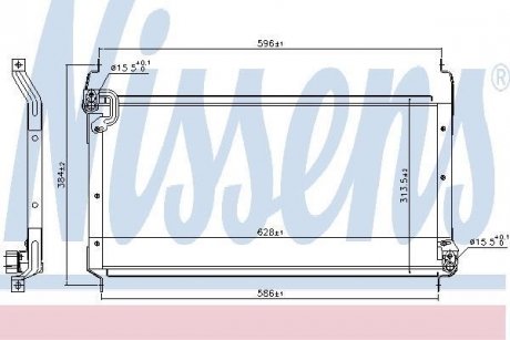 Радиатор кондиционера NISSENS 94530