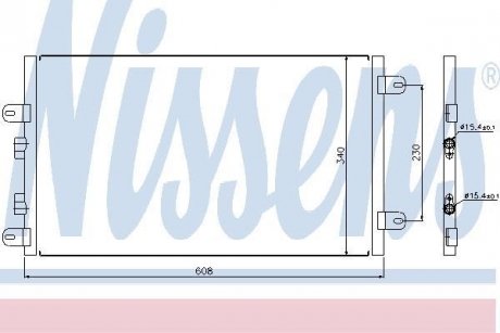 Радиатор кондиционера NISSENS 94552