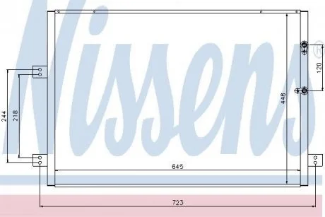 Радиатор кондиционера NISSENS 94787