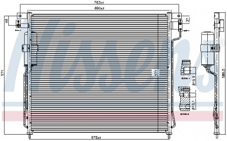 Радиатор кондиционера NISSENS 94879