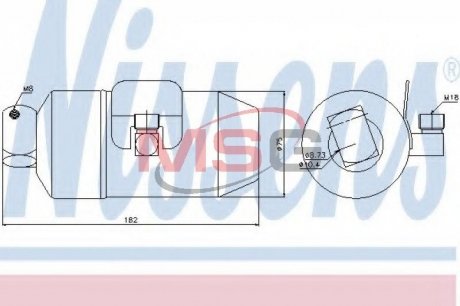 Осушувач кондиціонера NISSENS 95027