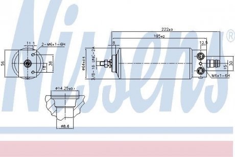 Осушитель кондиционера NISSENS 95039