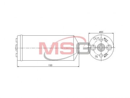 Осушувач,кондиціонер NISSENS 95056