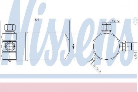 Осушитель кондиционера NISSENS 95137