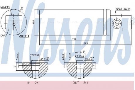 Осушитель, кондиционер NISSENS 95187