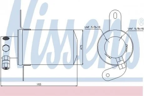 Осушувач кондиціонера NISSENS 95228