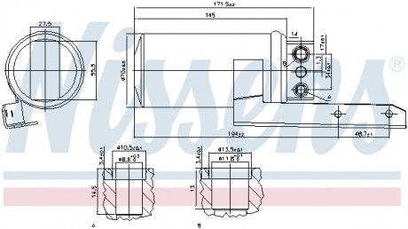 Осушувач,кондиціонер NISSENS 95236