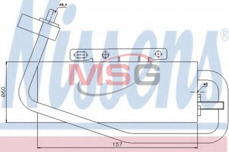 Осушувач кондиціонера NISSENS 95338