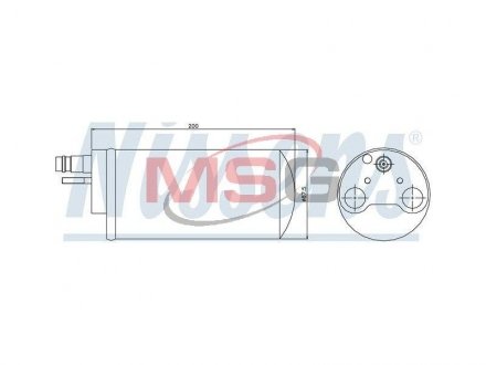 Осушитель, кондиционер NISSENS 95341