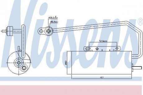 Осушувач кондиціонера NISSENS 95409