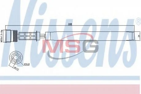 Осушитель кондиционера NISSENS 95458