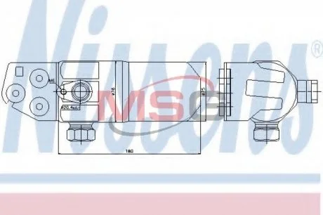 Осушитель, кондиционер NISSENS 95472