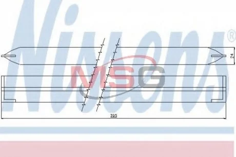 Осушитель, кондиционер NISSENS 95500
