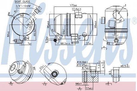 Осушитель, кондиционер NISSENS 95520