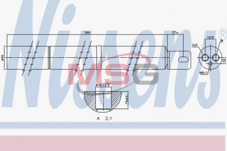 Компрессор кондиционера NISSENS 95531