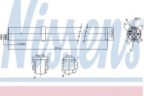 Осушувач,кондиціонер NISSENS 95589