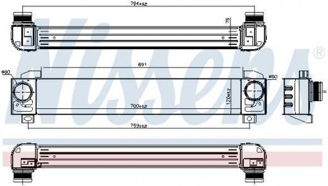 Інтеркулер NISSENS 96091