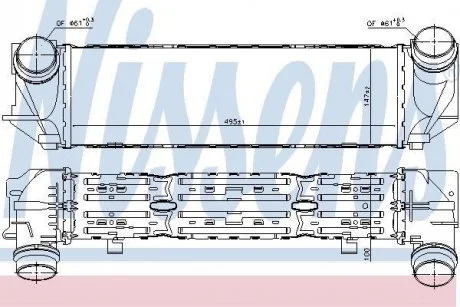Інтеркулер BMW 5 (F10), 5 (F11), 5 GRAN TURISMO (F07) 2.0/3.0 03.10-02.17 NISSENS 96321