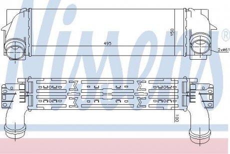 ІнтеркулерX3 F25 10-.. NISSENS 96439