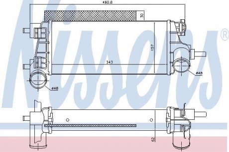 Вентилятор (комплект) NISSENS 96490