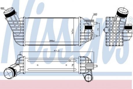Інтеркулер NISSENS 96573
