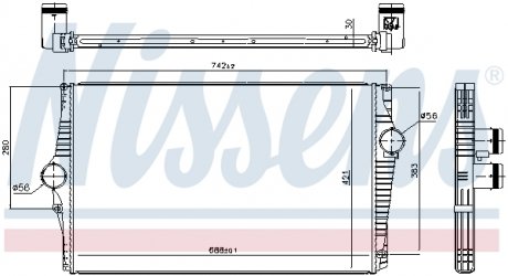 Радиатор NISSENS 96601