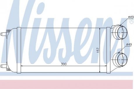 Інтеркулер NISSENS 96638 (фото 1)