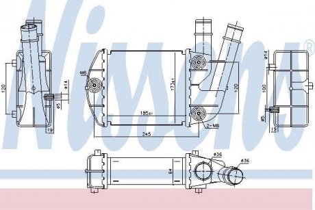 Інтеркулер NISSENS 96673 (фото 1)