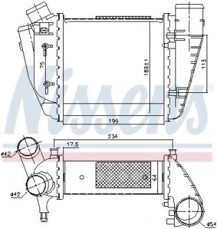 Радиатор NISSENS 96678