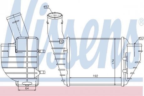 Інтеркулер NISSENS 96691 (фото 1)