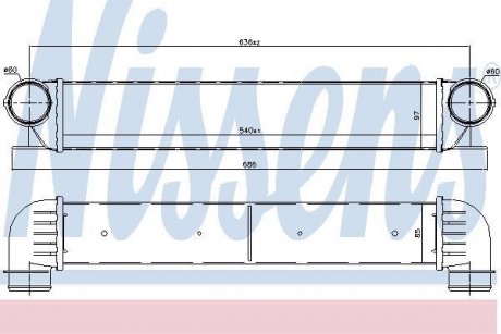 Інтеркулер NISSENS 96726 (фото 1)