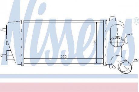 Радіатор наддуву NISSENS 96774