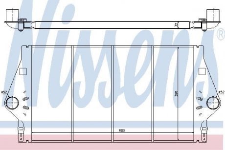 Радіатор наддуву NISSENS 96779