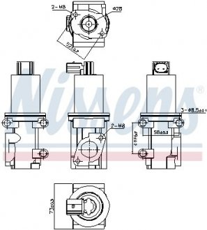 Клапан обратный ALFA ROMEO FIAT LANCIA NISSENS 98185