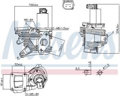 Клапан обратный RENAULT NISSENS 98189