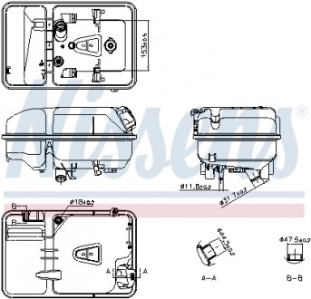 Расширительный бак охлаждения NISSENS 996074