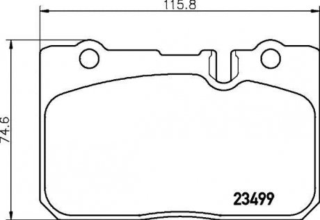 Колодки тормозные дисковые передние Lexus LS 400 (94-97) NISSHINBO NP1063