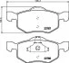 Колодки тормозные дисковые передние Mazda Tribute 2.0, 3.0 (06-08)/Ford KA 1.2, 1.3 (08-) NISSHINBO NP5028 (фото 1)